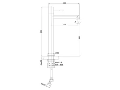 Schöner Wohnen Kollektion Einhebelmischer<Schöner Wohnen Waschtischarmatur Kadia Auslaufhöhe 24,2 cm
