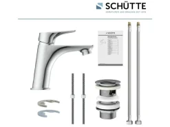 Schütte Einhebelmischer<Schütt Waschtischarmatur Boston Chrom