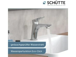Schütte Einhebelmischer<Schütt Waschtischarmatur Boston Chrom
