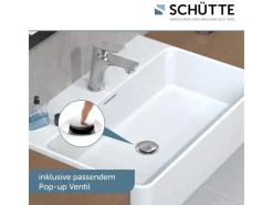 Schütte Einhebelmischer<Schütt Waschtischarmatur Boston Chrom