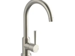 Schütte Einhebelmischer<Design-Spültischarmatur Cornwall Niederdruck Edelstahl-Optik