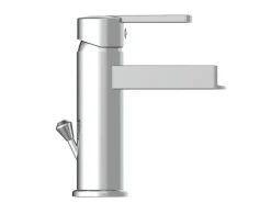 Schütte Design-Waschtischarmatur Niagara mit Schwallauslauf Chrom< Einhebelmischer