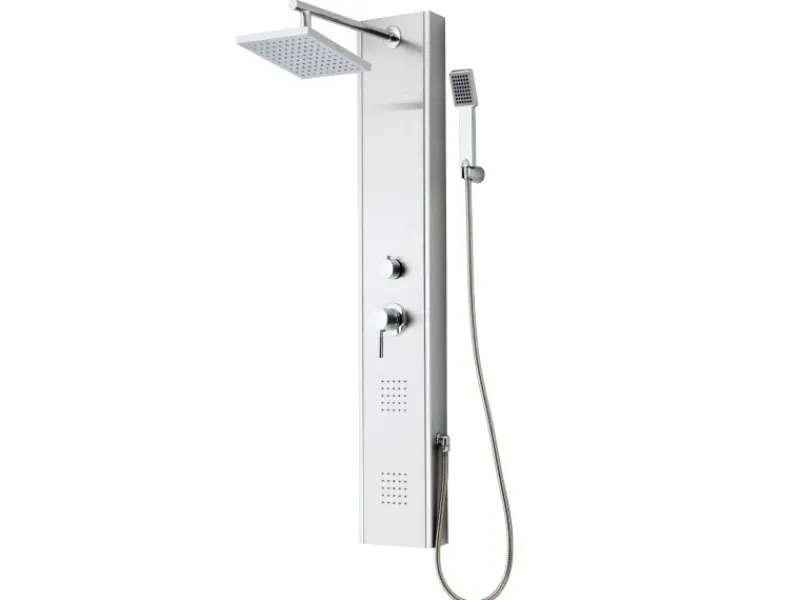 Schütte Einhebelmischer<Duschpaneel Tahiti Edelstahl
