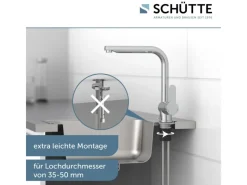 Schütte Einhebelmischer<Küchenarmatur Rio