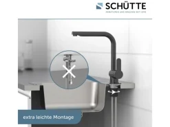 Schütte Küchenarmatur Rio Hochglanz-< Einhebelmischer