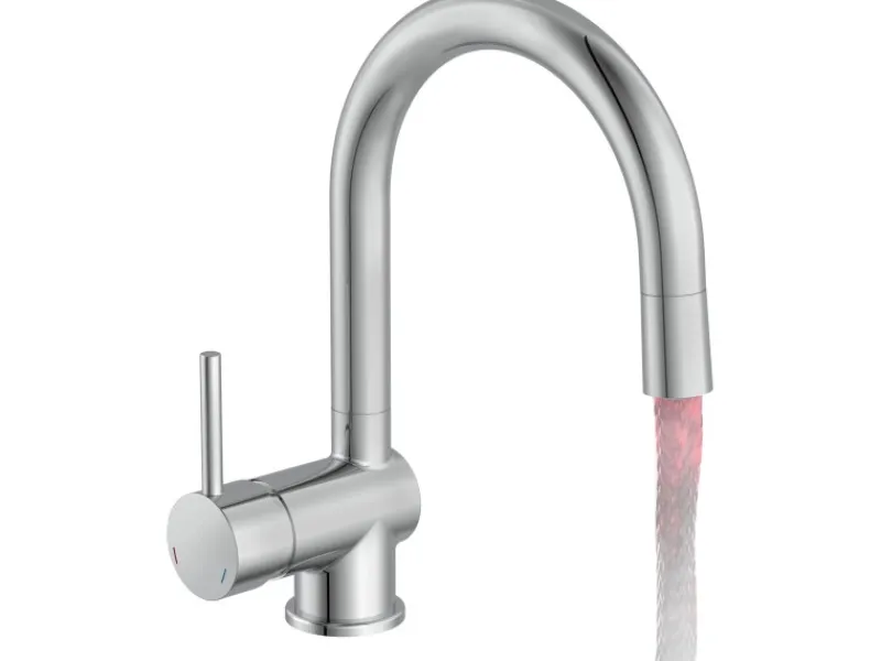 Discount Schütte LED-Spültischarmatur Stella Chrom