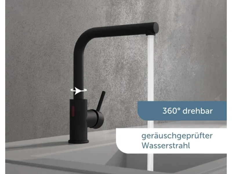 Schütte Sensor-Spültischarmatur Vital mit Herausziehbarem Auslauf< Einhebelmischer