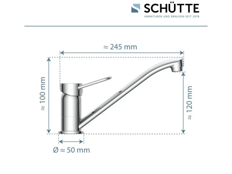 Best Schütte Spültischarmatur Birte Chrom