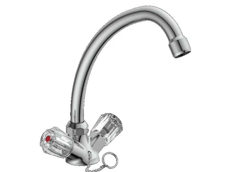 Schütte Zweigriffarmatur<Spültischarmatur Brilliant Chrom