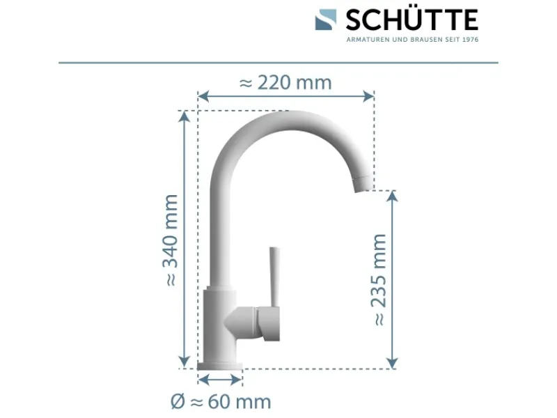 Schütte Einhebelmischer<Spültischarmatur Cornwall