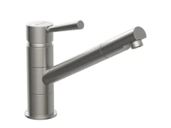 Hot Schütte Spültischarmatur Cornwall optik Edelstahl
