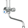 Schütte Zweigriffarmatur<Spültischarmatur Niederdruck für 5 L Boiler Übertischspeicher Chrom