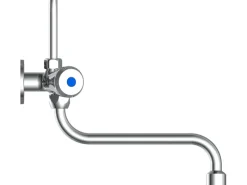 Schütte Zweigriffarmatur<Spültischarmatur Niederdruck für 5 L Boiler Übertischspeicher Chrom