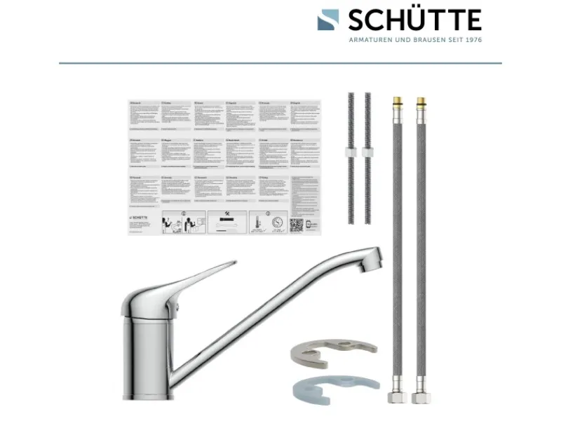 Schütte Einhebelmischer<Spültischarmatur Porto Chrom