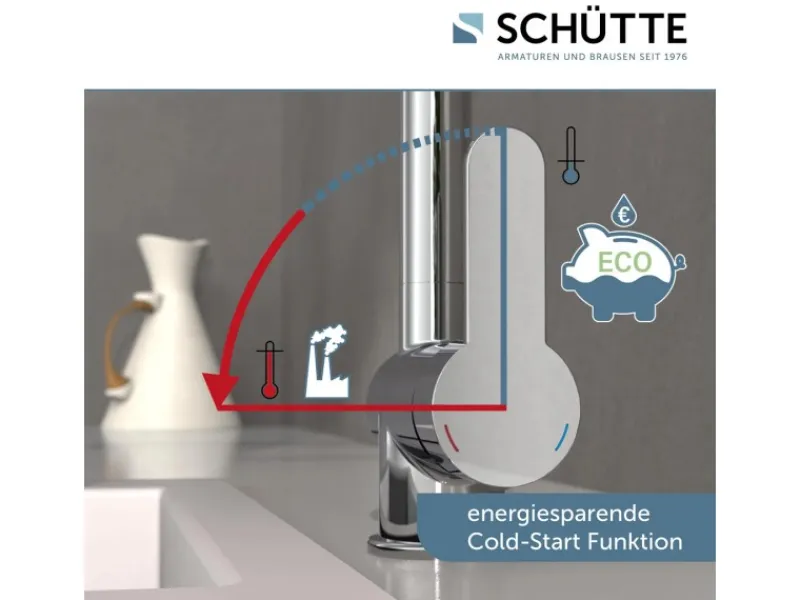 Schütte Einhebelmischer<Spültischarmatur Rio Chrom