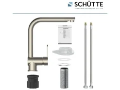 Schütte Spültischarmatur Rio Edelstahloptik< Einhebelmischer