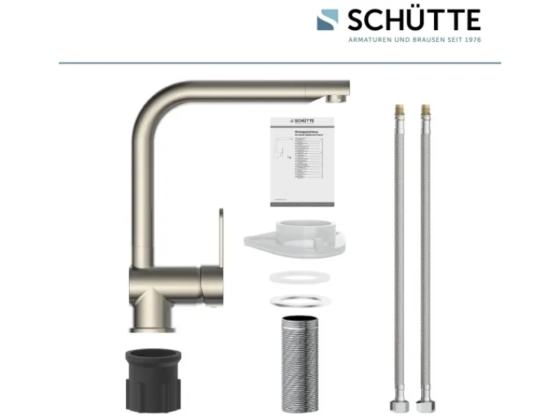 Schütte Spültischarmatur Rio Edelstahloptik< Einhebelmischer