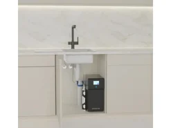 Outlet Schütte Sprudelwasser-Spültischarmatur-Set Aquastar Premium Schwarz Matt