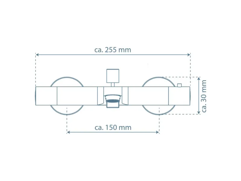 Online Schütte Thermostat Wannenfüllarmatur Vico Chrom