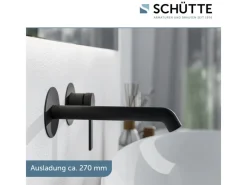 Schütte Einhebelmischer<Waschtischarmatur Los Angeles für Wandmontage
