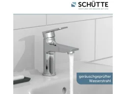 Schütte Waschtischarmatur Derby Chrom< Einhebelmischer