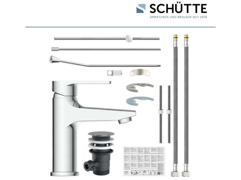 Schütte Waschtischarmatur Derby Chrom< Einhebelmischer
