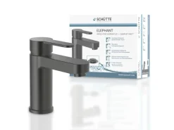 New Schütte Waschtischarmatur Elephant Graphit Matt