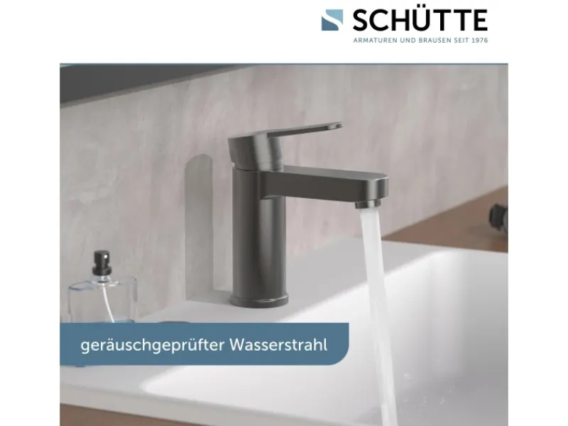 New Schütte Waschtischarmatur Elephant Graphit Matt