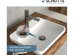 Schütte Waschtischarmatur New York Graphit Matt< Einhebelmischer