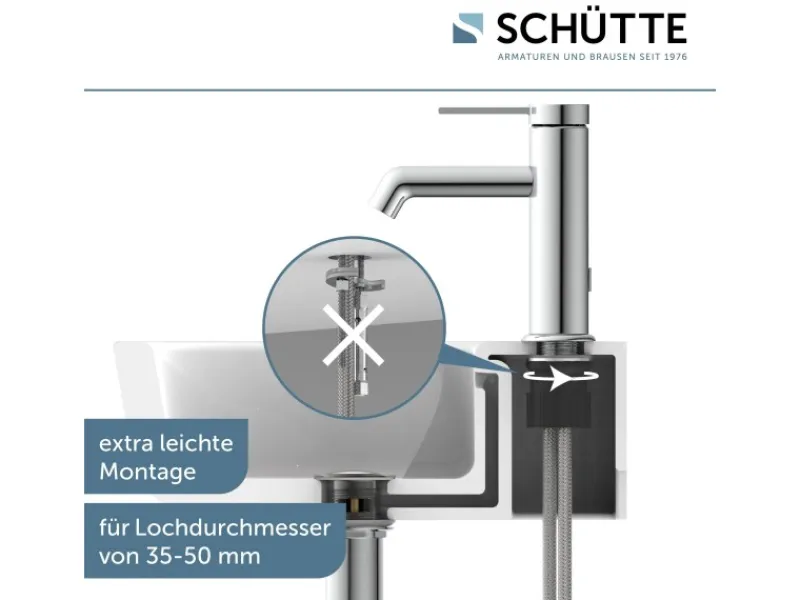 Online Schütte Waschtischarmatur Los Angeles Chrom