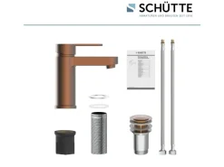 Schütte Einhebelmischer< Waschtischarmatur Elephant Kupfer