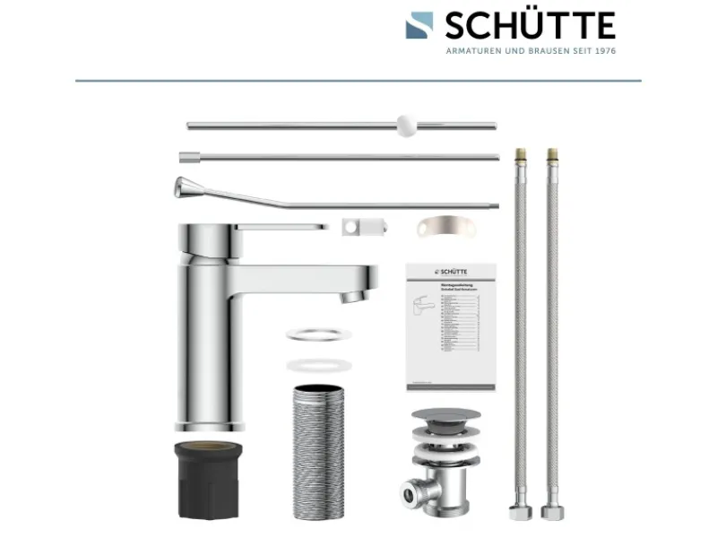 Schütte Einhebelmischer< Waschtischarmatur Elephant Chrom