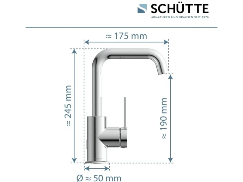 Schütte Einhebelmischer<Waschtischarmatur Los Angeles
