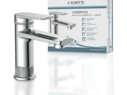 Schütte Einhebelmischer<Waschtischarmatur Liverpool Chrom