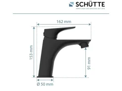 Schütte Waschtischarmatur Boston< Einhebelmischer