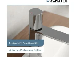 Hot Schütte Waschtischarmatur New York Chrom
