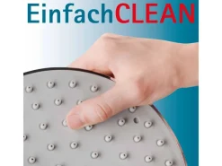 Schulte DuschMaster Rain mit Einhebelmischer eckig BlackStyle, Mattschwarz< Einhebelmischer