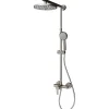 Schulte Einhebelmischer<Duschsystem DuschMaster Rain Classic Rund Edelstahloptik