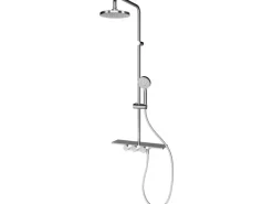 Schulte Einhebelmischer<Duschsystem Rain III Modern mit Ablage
