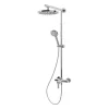 New Schulte ExpressPlus Duschsystem Rain mit Einhebelmischer Kopfbrause Rund