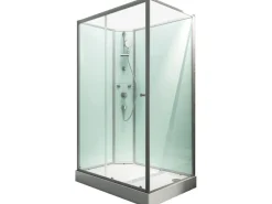 Schulte ExpressPlus Komplettduschkabine Ibiza Funktionsteil links 120x90x204cm< Einhebelmischer