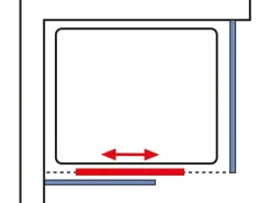 Schulte ExpressPlus Komplettduschkabine Ibiza Funktionsteil links 120x90x204cm< Einhebelmischer