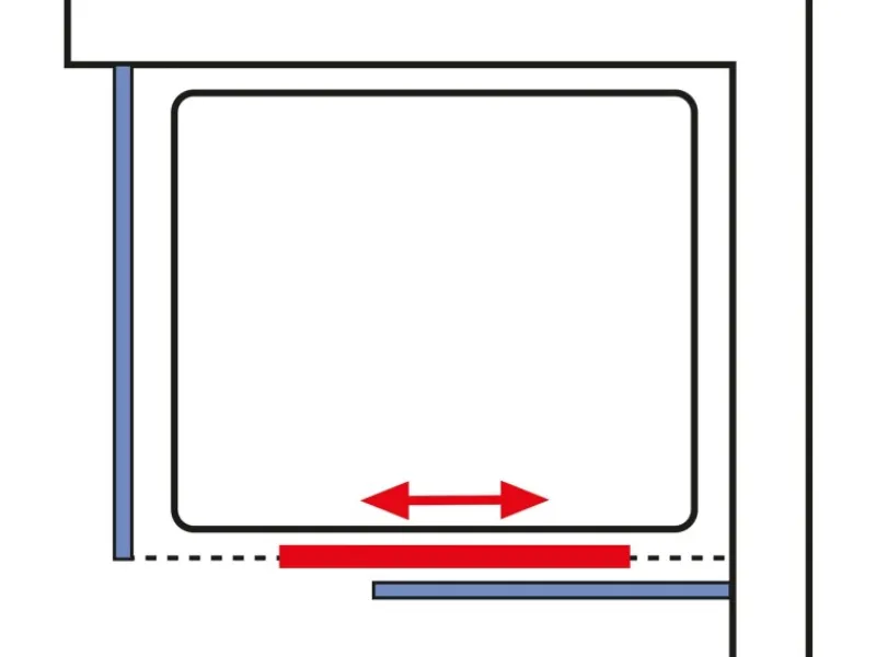 Schulte ExpressPlus Komplettduschkabine Ibiza Funktionsteil rechts 120x90x204cm< Einhebelmischer