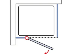 Schulte Einhebelmischer<ExpressPlus Set Drehtür MasterClass mit Duschwanne 200x90cm