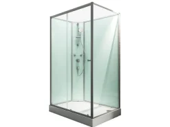 Schulte Komplettduschkabine Ibiza Duschpaneel rechts 80 x 120 x 204 cm< Einhebelmischer