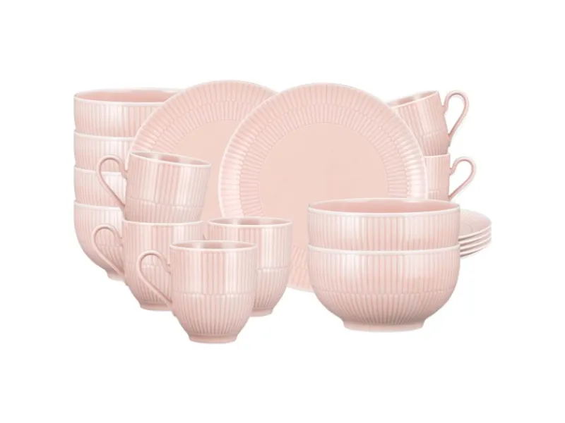 Seltmann Weiden Geschirr<Amina Frühstücks-Set 18-teilig Rosé