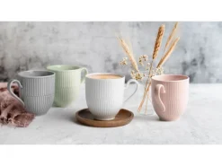 Seltmann Weiden Geschirr<Amina Frühstücks-Set 18-teilig Silber