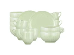 Seltmann Weiden Amina Frühstücks-Set 18-teilig Seladon< Geschirr