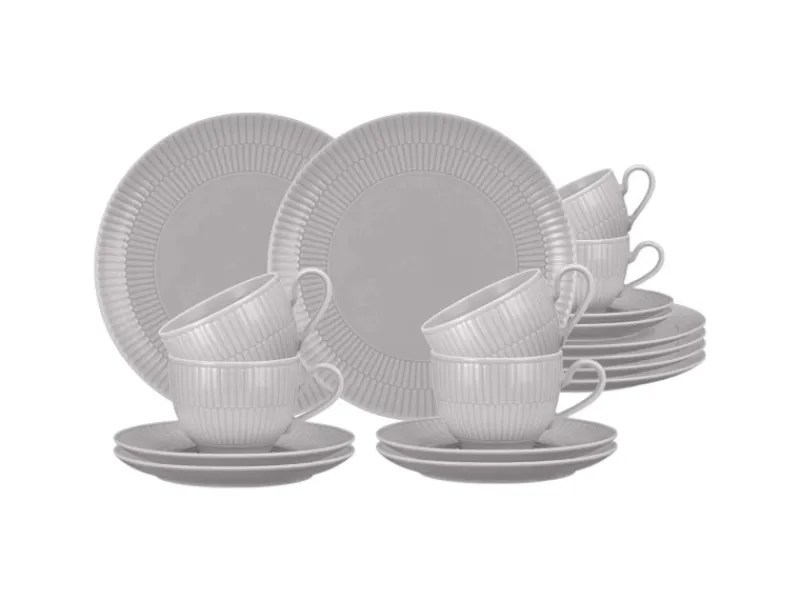 Seltmann Weiden Amina Kaffeeservice 18-teilig Silber< Geschirr