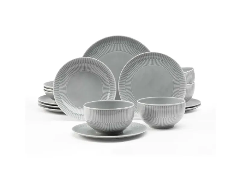 Seltmann Weiden Geschirr<Amina Starter-Set 16-teilig Silber
